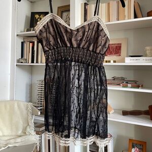 Girly Lace Polka Dot Top